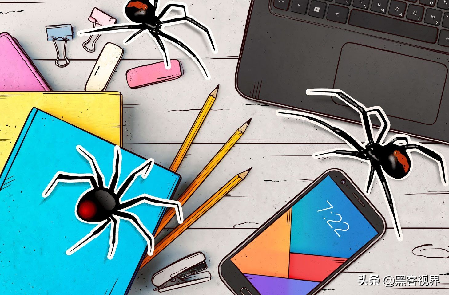 不止是热播电视剧和外挂，在网上*载下**电子书和论文同样易感染病毒