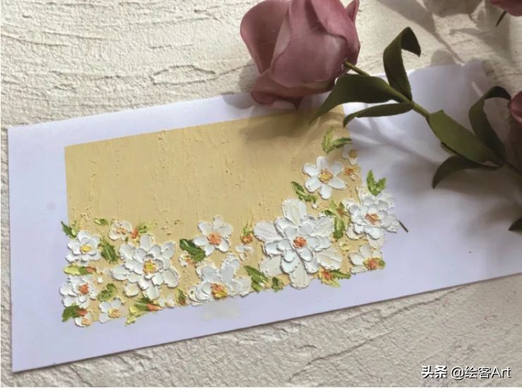 怎么用油画棒画好看的花海简单的,怎么用油画棒和刮刀画出一幅花海