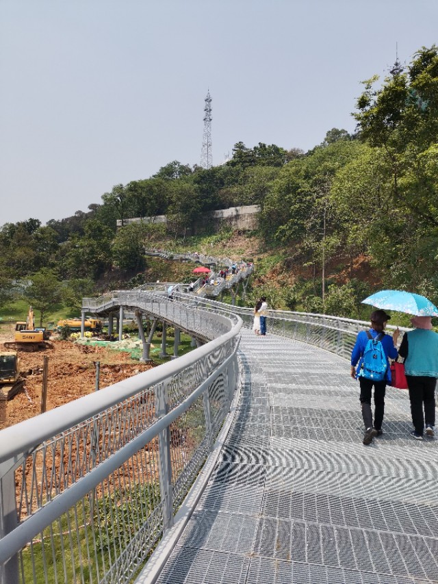 白云山云道起点和终点,白云山云道导览图