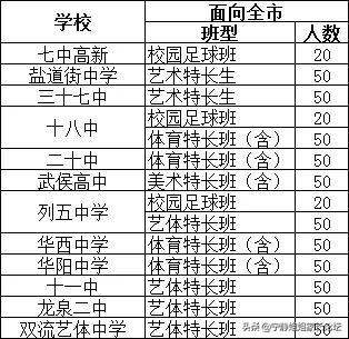 高中艺术特长生选科方案,初升高排名择校