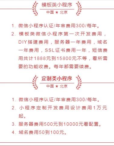 杭州小程序开发定制费用多少,微信小程序云开发费用