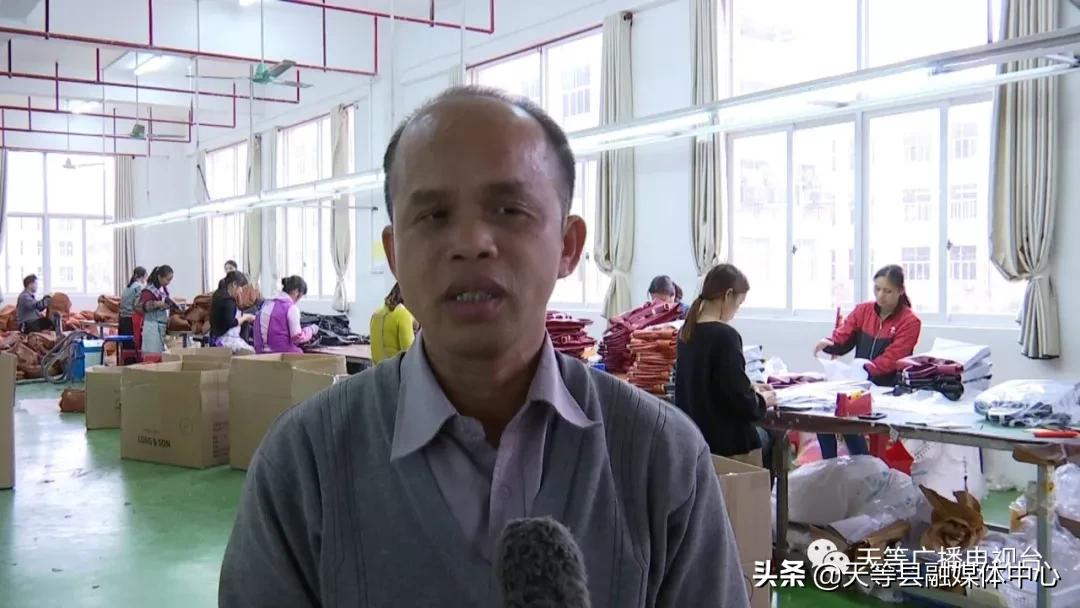 天等桥芬迪皮具有限公司：稳就业、惠民生、促发展