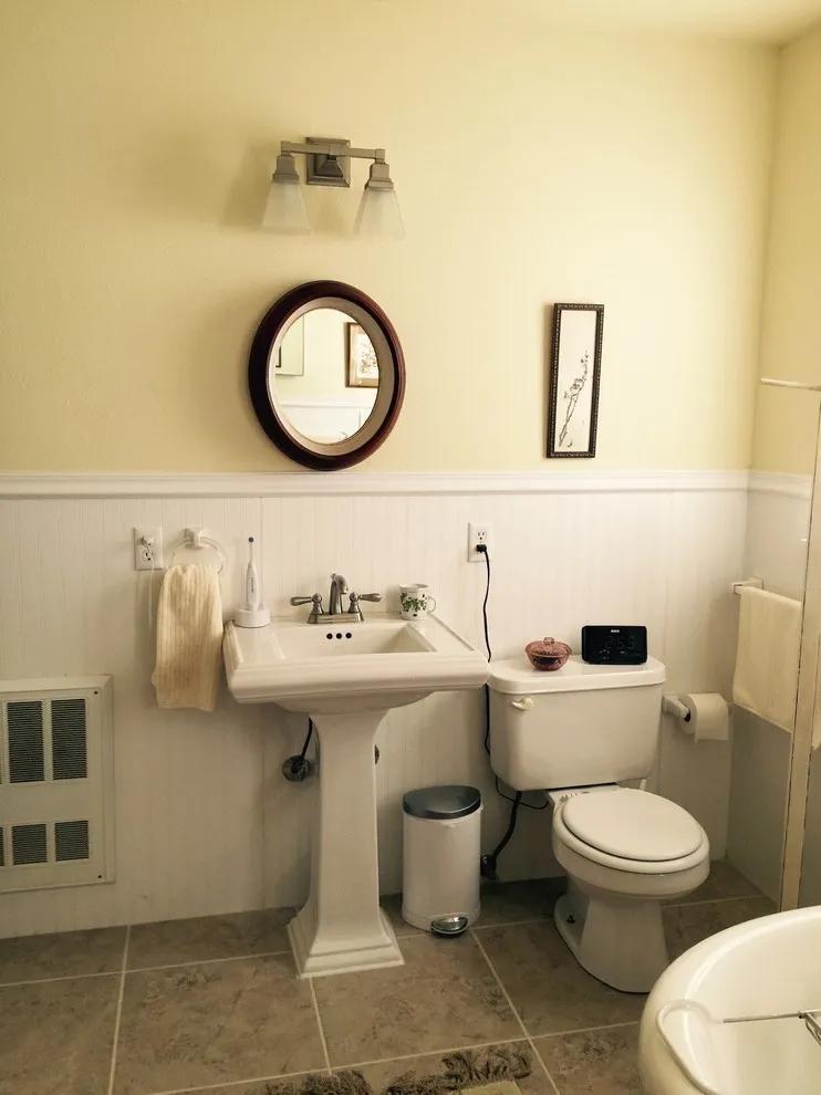 扔掉浴室柜,浴室柜非常难看想扔了