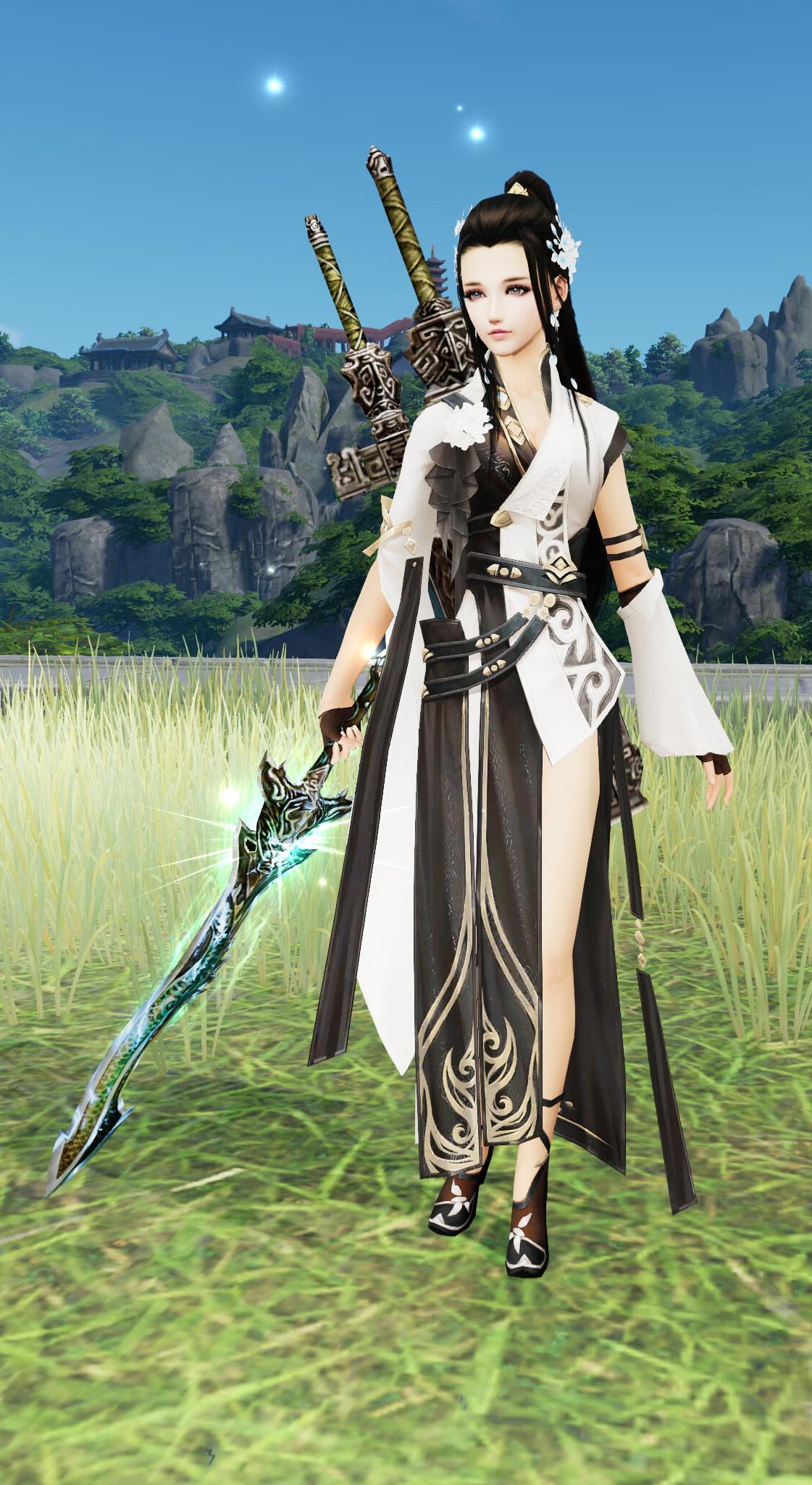 剑网三挂件真红,剑网3背后两把剑的挂件