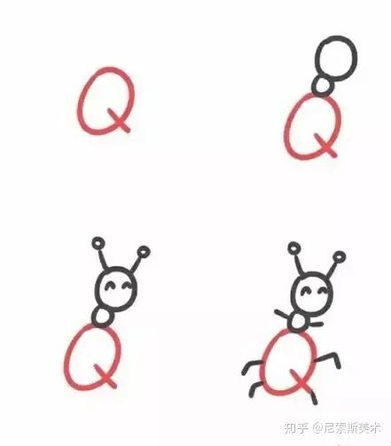 教孩子简笔画从哪入手,画画儿童简笔画9-12岁黑白色