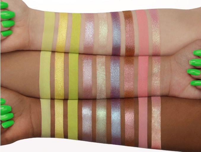 黑黄皮牛油果绿试色,清透显白裸色