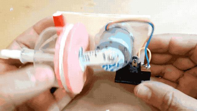 简易气泵清洗地暖,家用小型气泵的制作方法