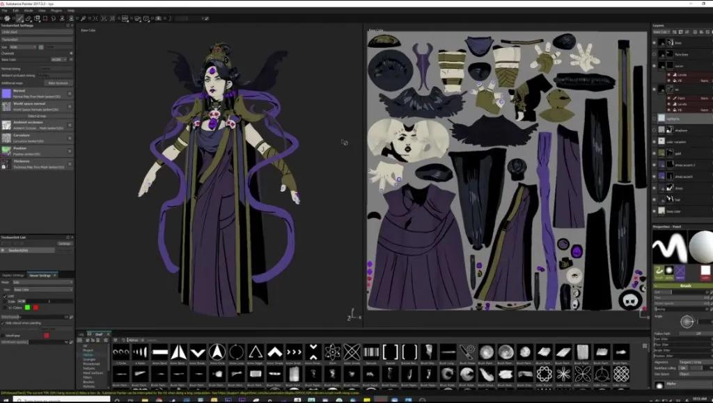 supergiant画师,游戏人物3d建模怎么做