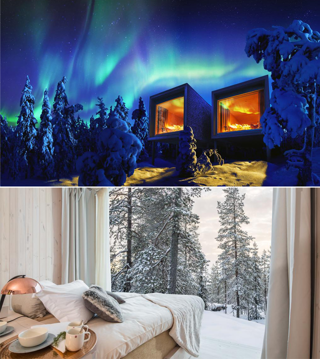 芬兰极光玻璃屋,芬兰10个最难抢的极光玻璃屋