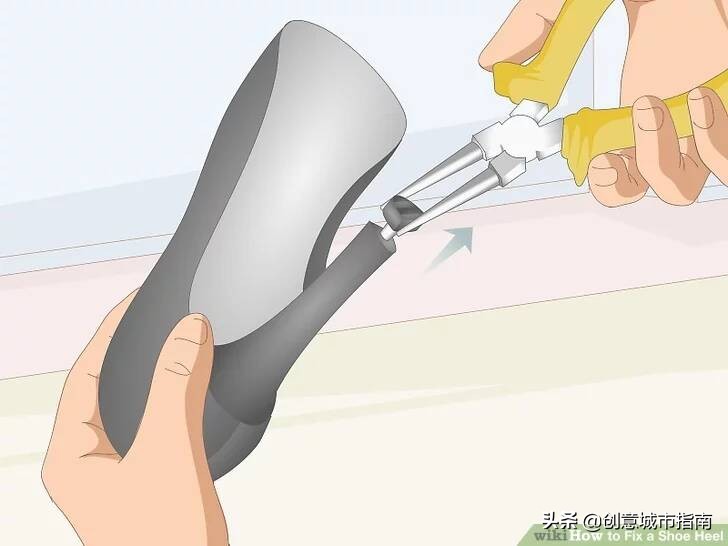 如何修复磨坏的鞋跟,如何修理鞋跟一边磨损