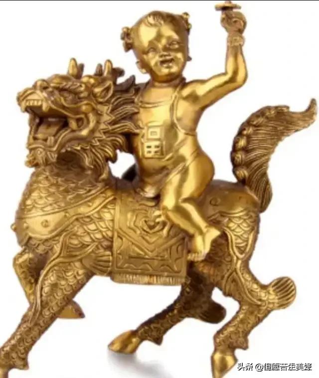 麒麟送子，瑞祥吉兆，早得贵子，旺财兴家，幸福安康，富贵长留
