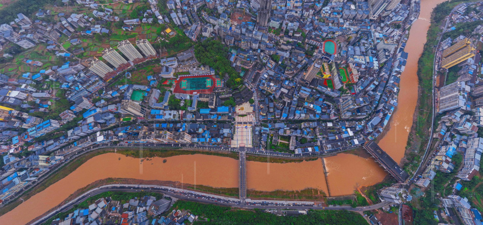 上帝视角看桂平各镇,上帝视角看巴中抖音