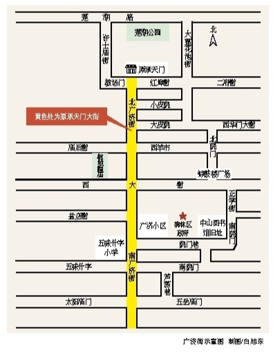 凝盛唐“天街”风范广济南北各一方