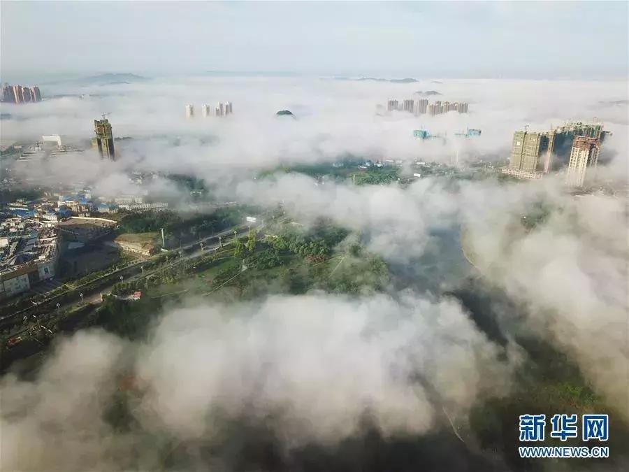 空中全景看贵阳,看贵阳的全景