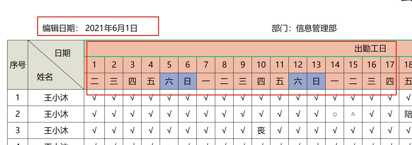 怎么把每月考勤表汇总一个模板上,考勤管理数据分析excel怎么制作