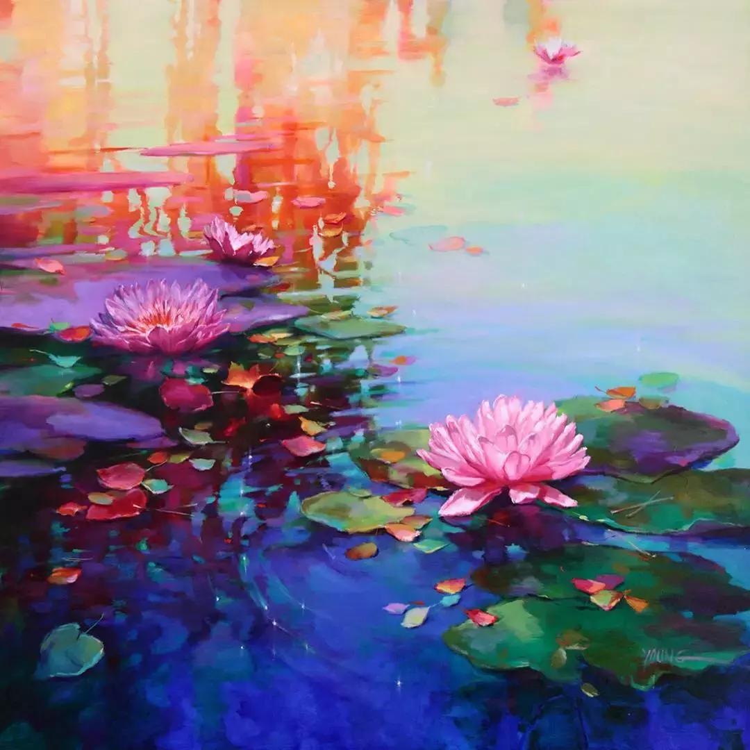 三个画家笔下的雪景,三位油画家的风景画