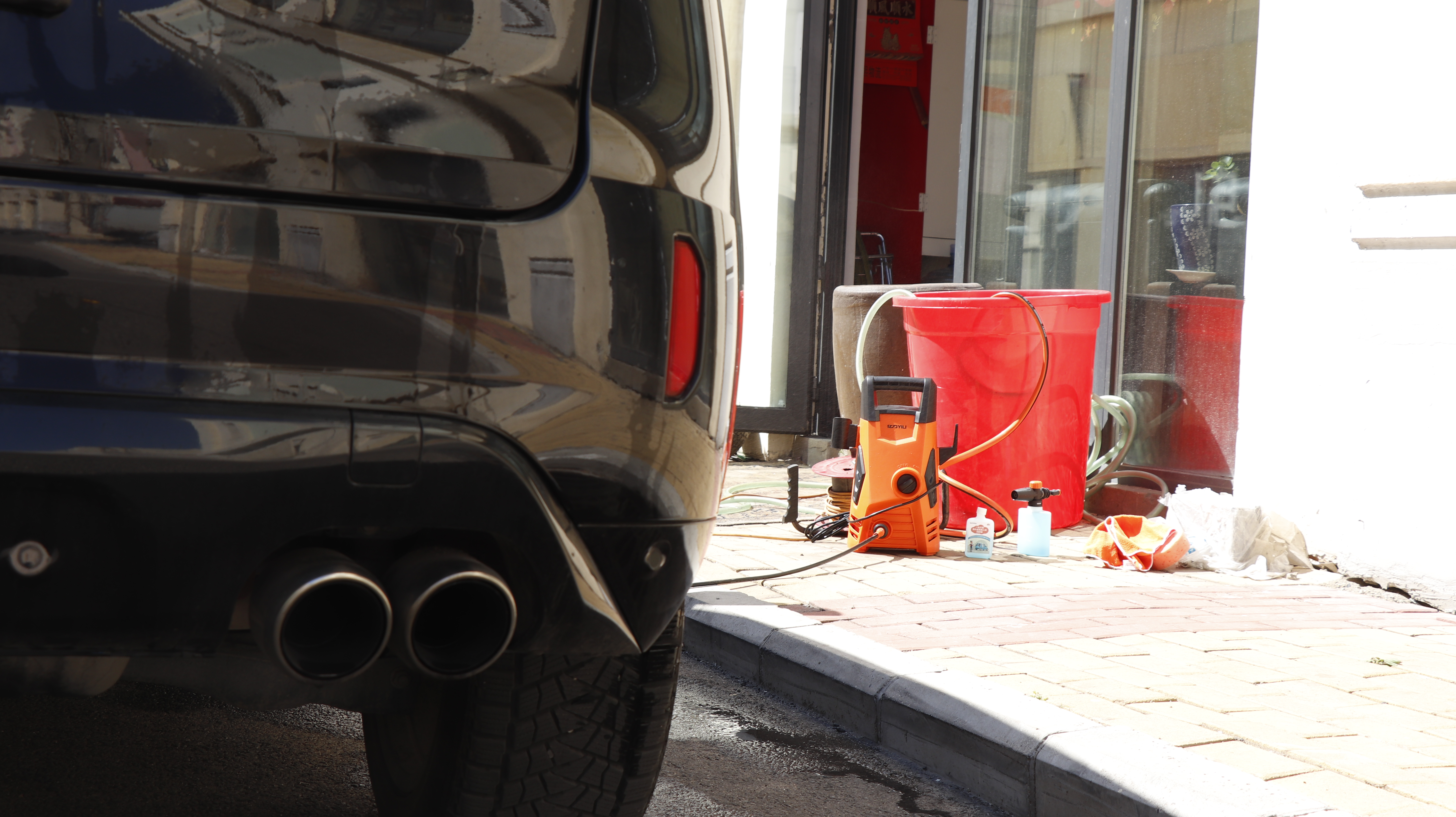 省水家用洗车机,便携洗车水评测