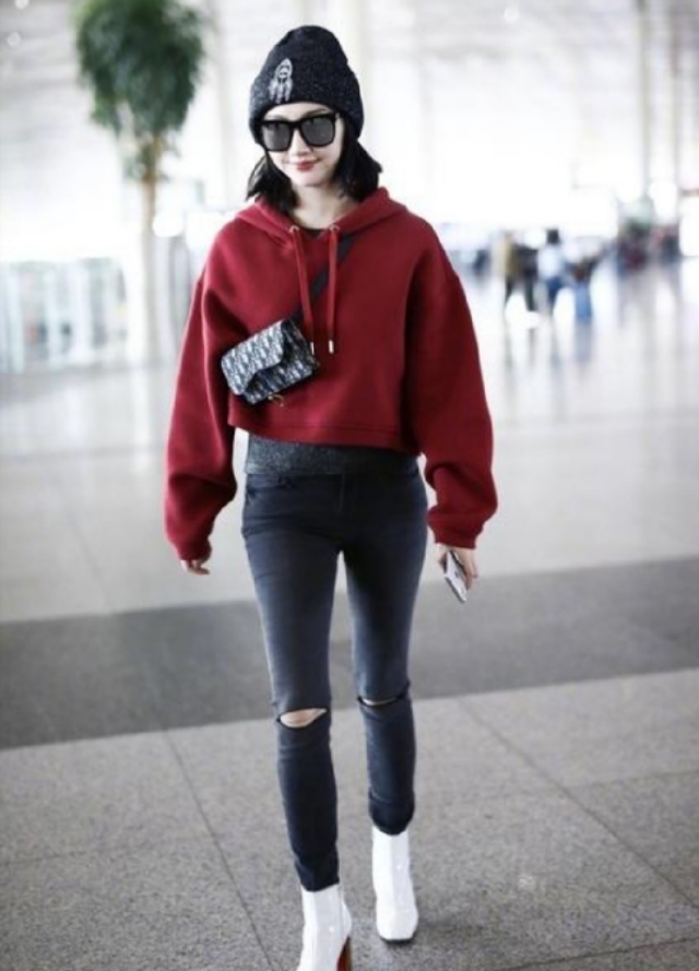 景甜适合的色彩穿搭,40岁的女人穿着很好