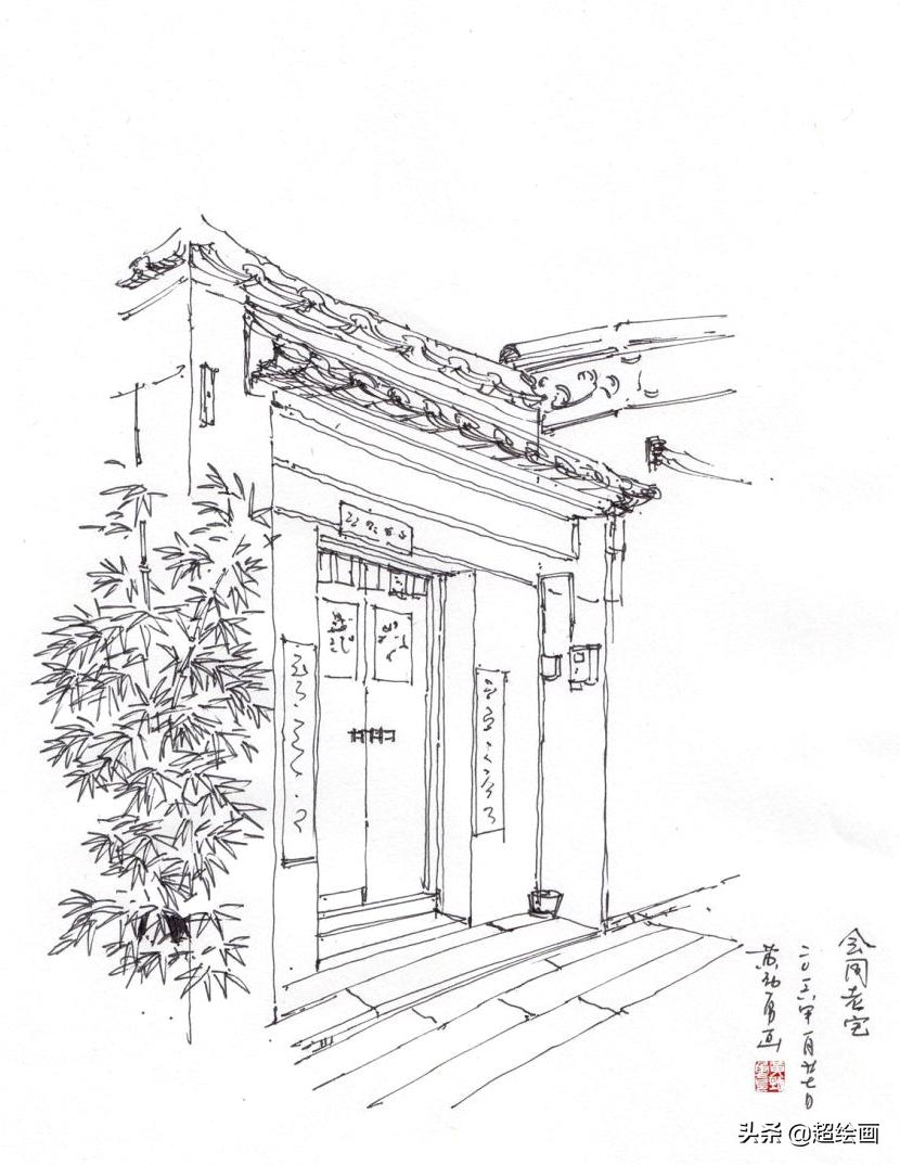 十大顶级钢笔画速写,钢笔速写100幅图片