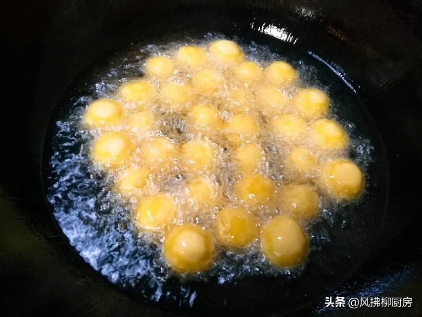 红薯丸子油炸不硬的方法,不用油的油炸红薯丸子