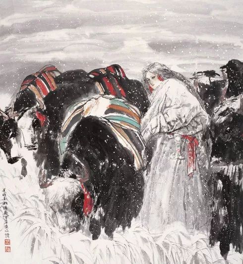 他从一个普通的美术编辑，到成就斐然的专业画家