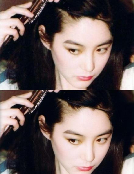 王祖贤惊艳高清修复版图片,ai修复的王祖贤老照片