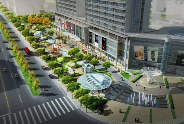 什么是商业空间景观设计,现代商业空间景观设计