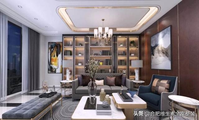 大胆配色轻奢风格,时尚空间配色高级感