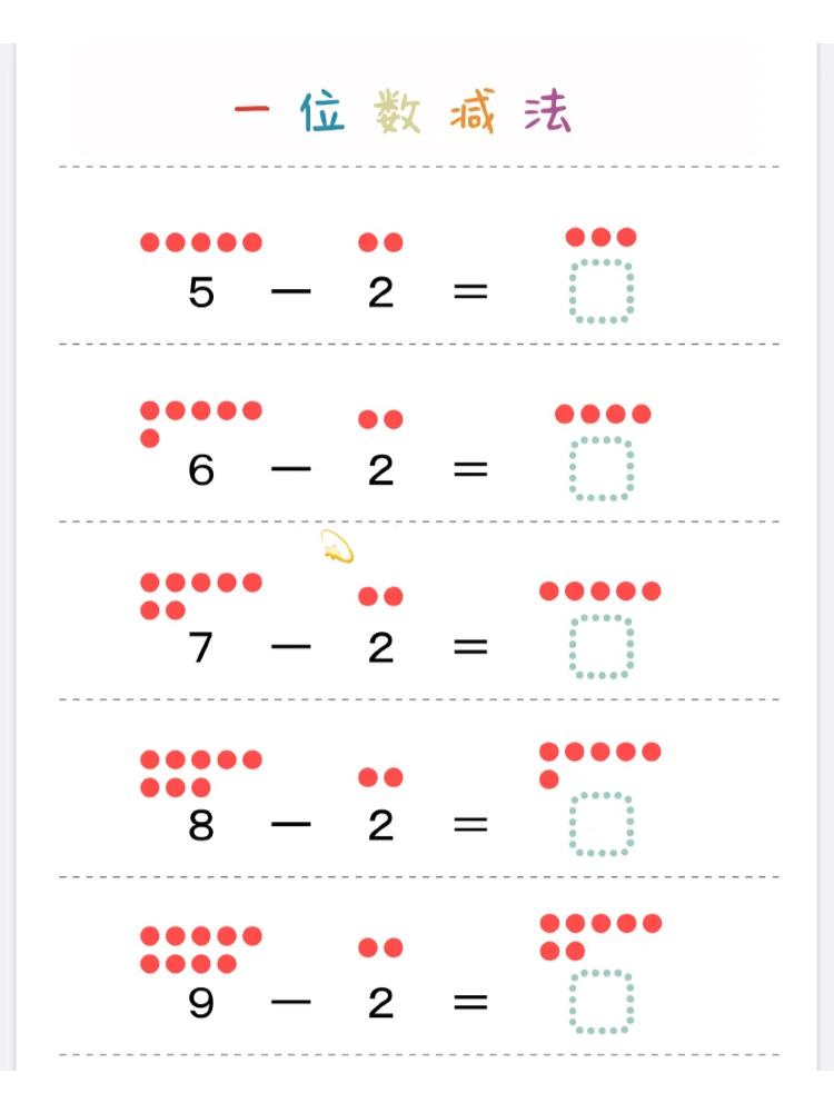 数学启蒙1-10加减法教案,一年级口算题100道混合加减10以内