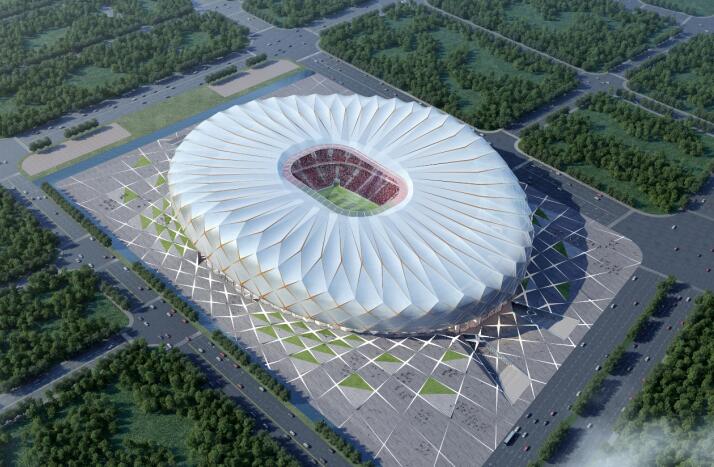 恒大新球场布局,恒大新球场建设过程