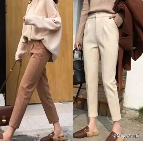 光腿神器九分裤冬季穿搭,小短腿腿型不好的穿什么好看