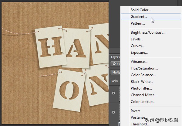 ps镂空浮雕字体怎么做,怎么用ps做一个字体卡片