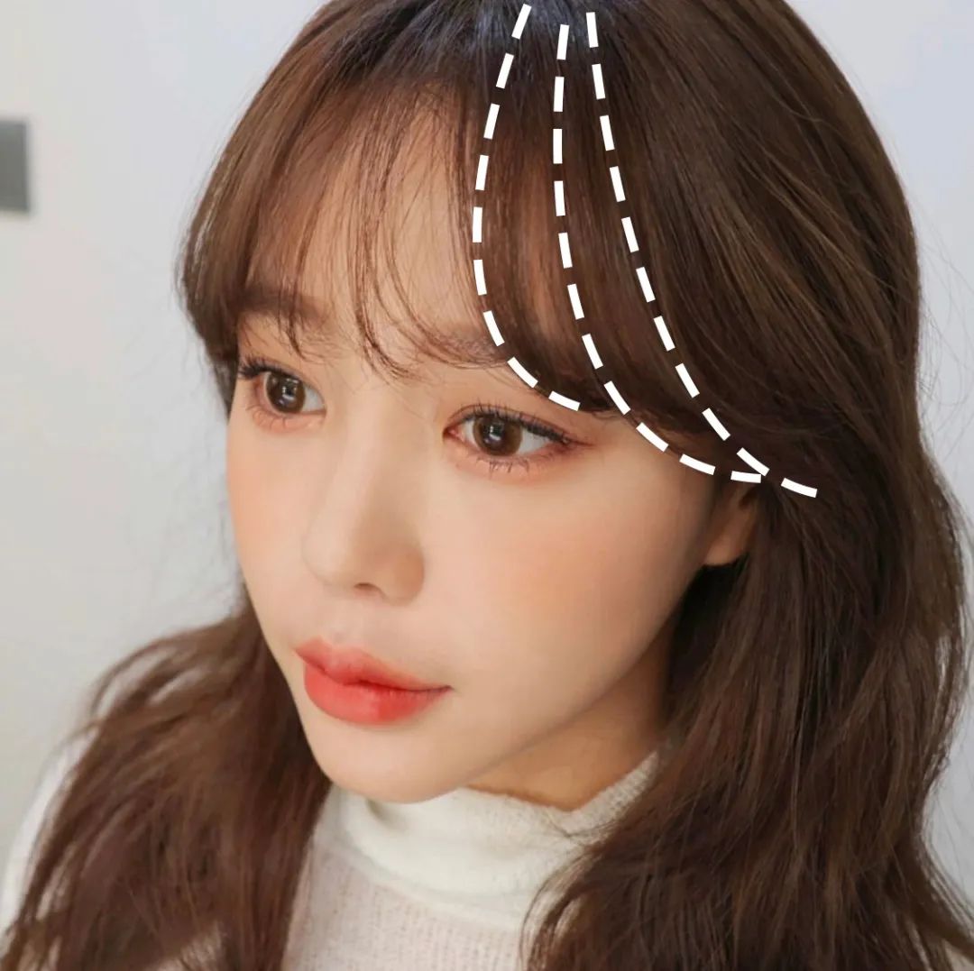 任何脸型都巨好看的刘海教程,什么脸型都适合的刘海在家就能剪