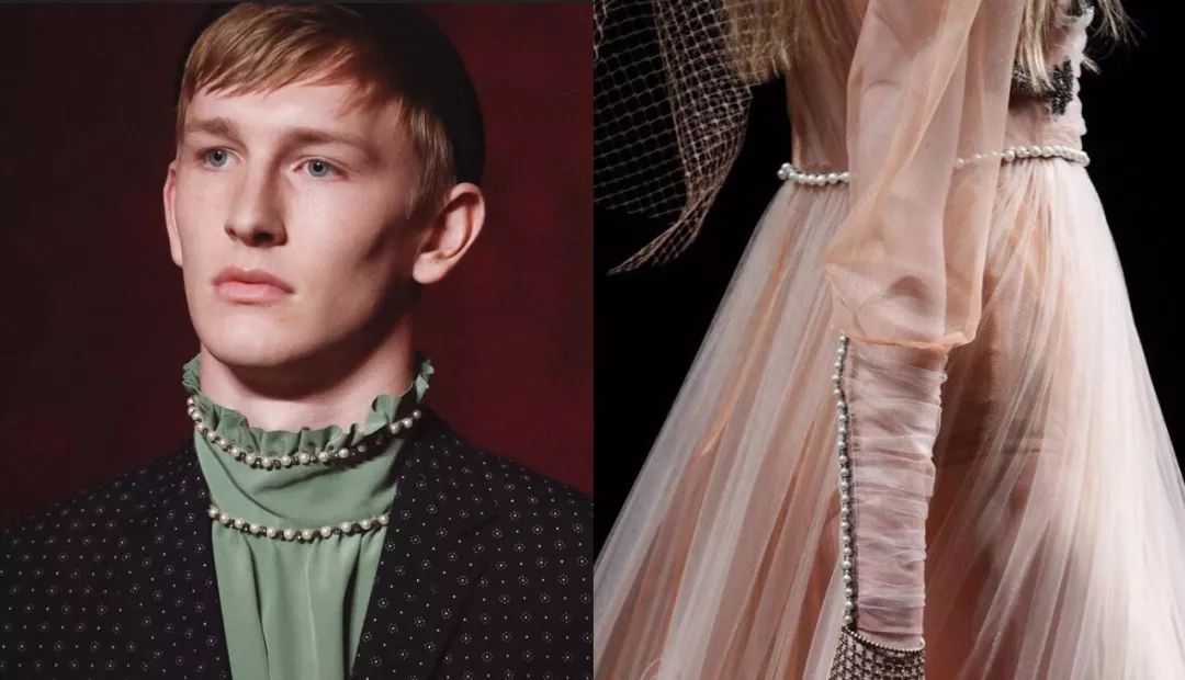 珍珠晶莹凝重,珍珠圆润光洁