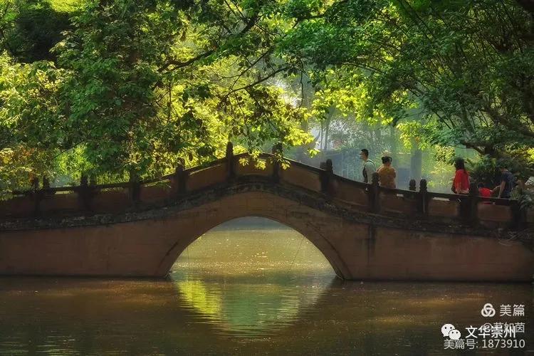 崇州罨画池游览图,崇州罨画池非同寻常的地方