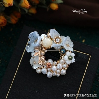 永生花首饰手工diy制作,制作永生花首饰