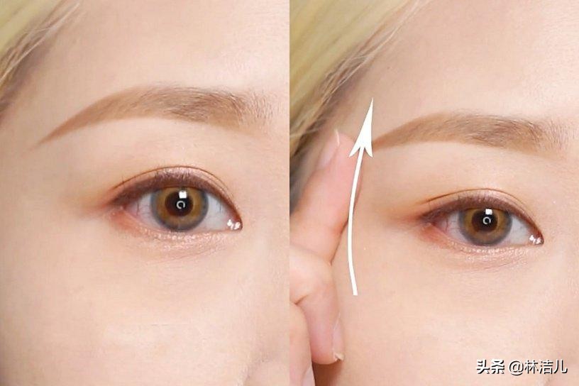 周冬雨最近的妆容教程,周冬雨肿眼泡