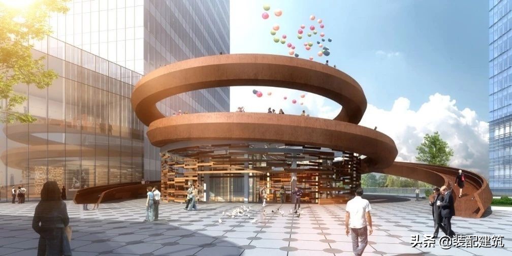 上海黄浦江边的标志性建筑,徐汇滨江西岸传媒港广告设计