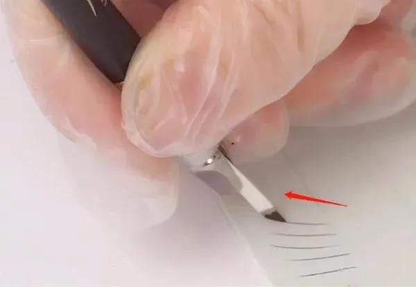 丝雾眉标准眉画法,梵娅纹绣半永久线条眉