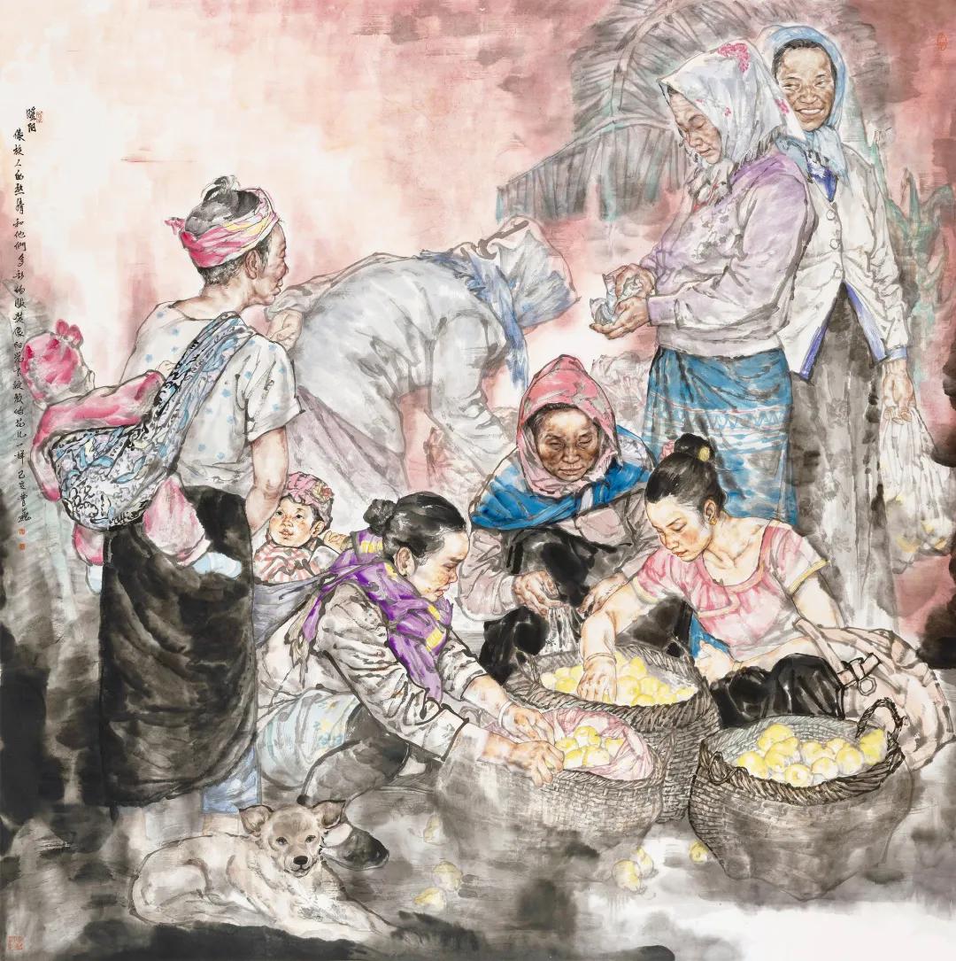 李洋油画人物,李洋中国画