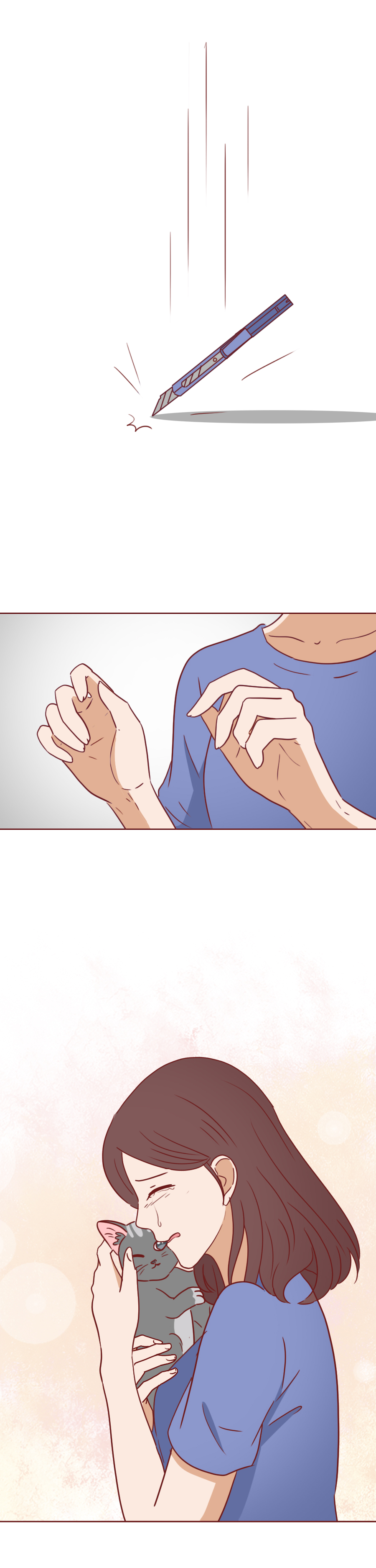 捡回来抑郁的猫,捡回一只小猫原居民抑郁了