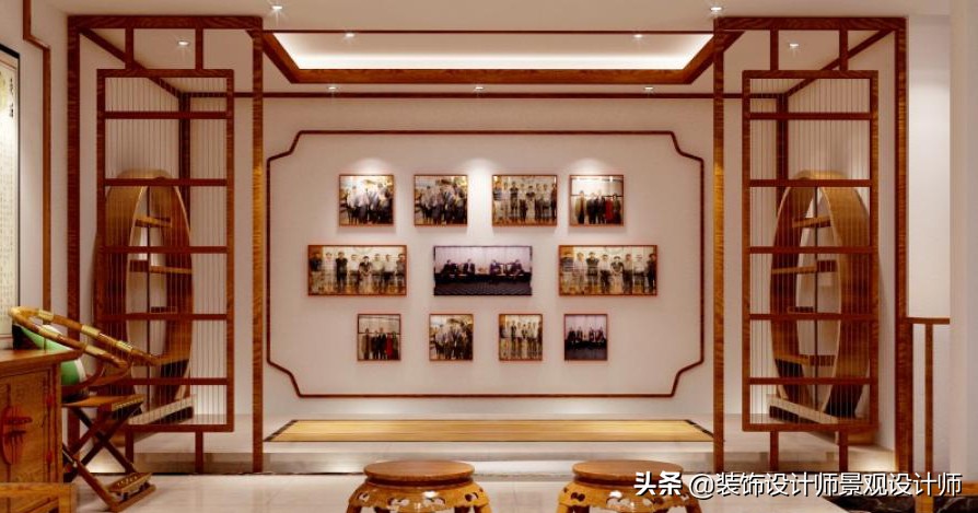 50平米禅意中医养生馆设计图,中医养生理疗会所设计