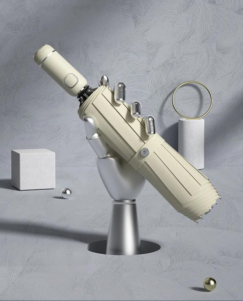 折叠反向伞带手电筒,伞自动折叠照明