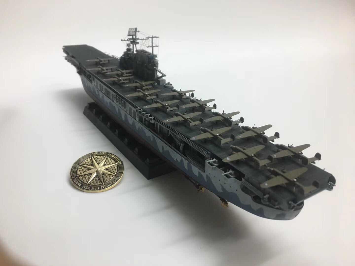 美军航空母舰f18大黄蜂,小号手大黄蜂号航母拼装模型