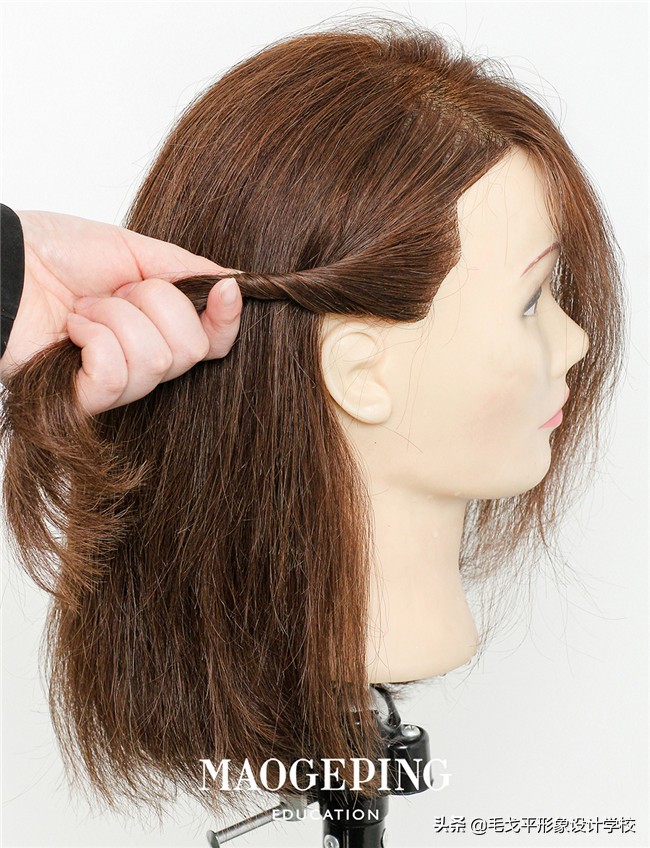一学就会的减龄发型,年轻女孩气质盘发高端大气上档次