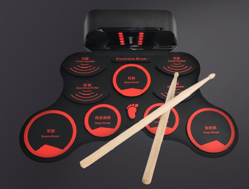 控场最in鼓获人心华芯康便携式手卷电子鼓火热来袭