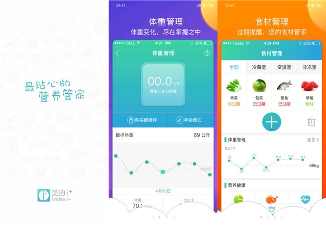 风冷变频双循环大容量美的冰箱,美的超薄冰箱深度60cm评测