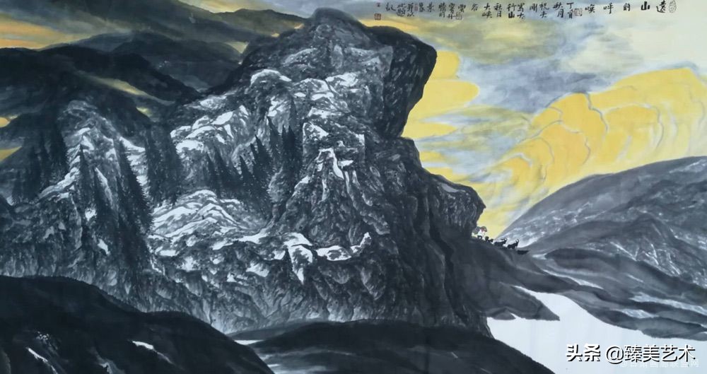 笔墨营造腾升的“心像”——祝夫刚山水画赏析