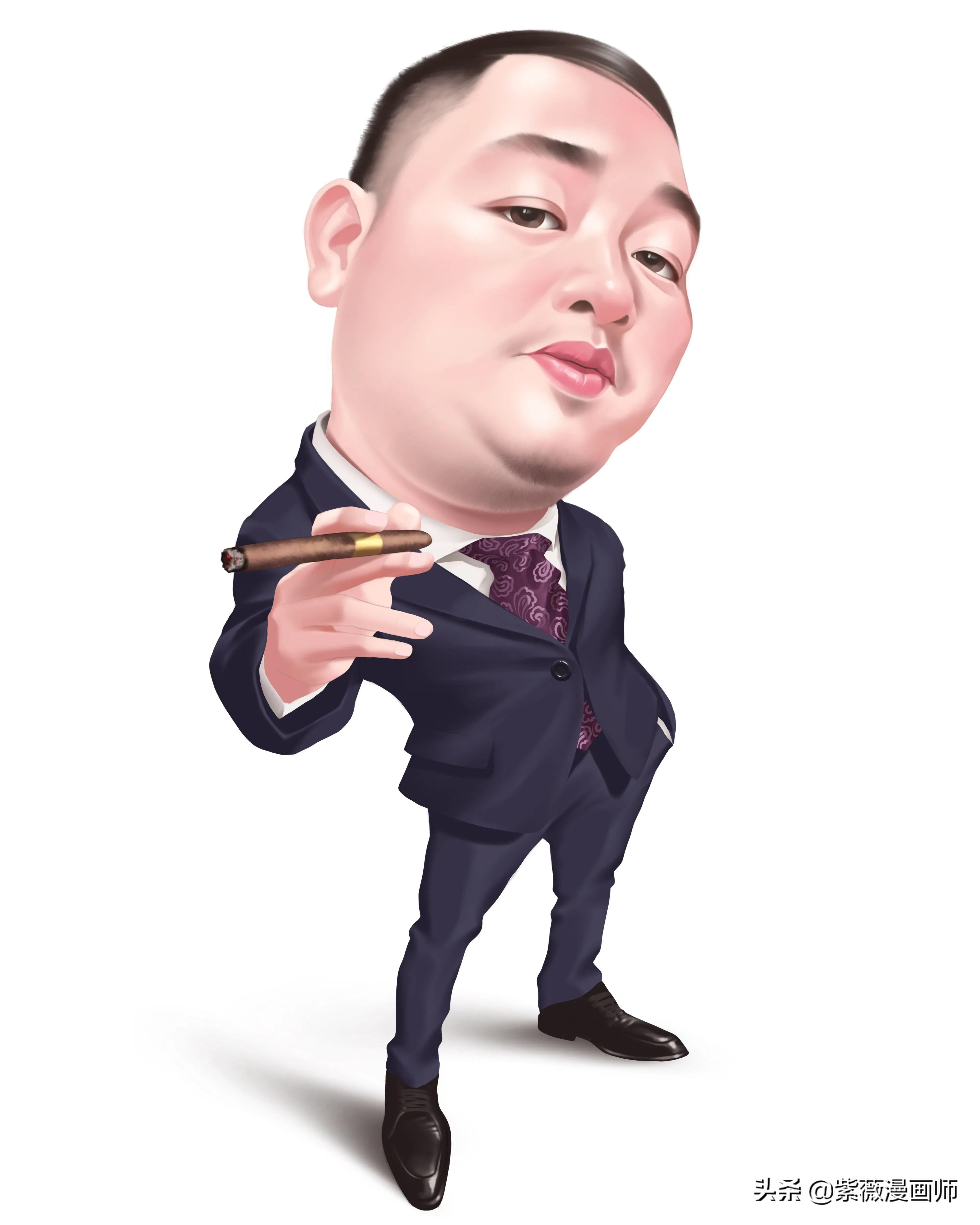 微信头像眼镜男士专用漫画,40-50岁男士头像漫画