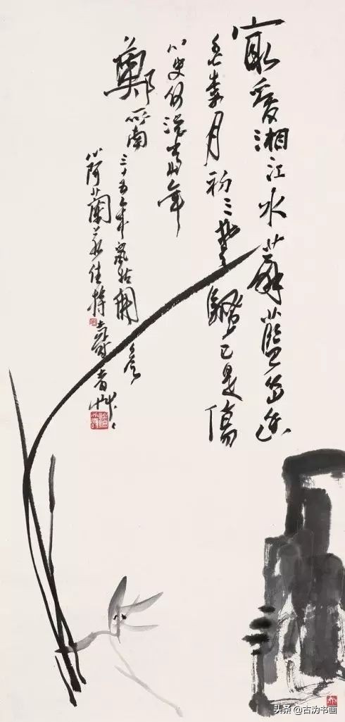 国画兰花技法讲解视频,徐湛国画兰花技法教学